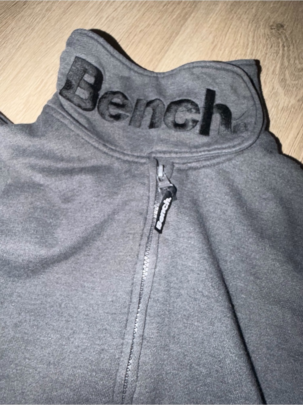 Bench Kids Black High-Collar Zip Jacket